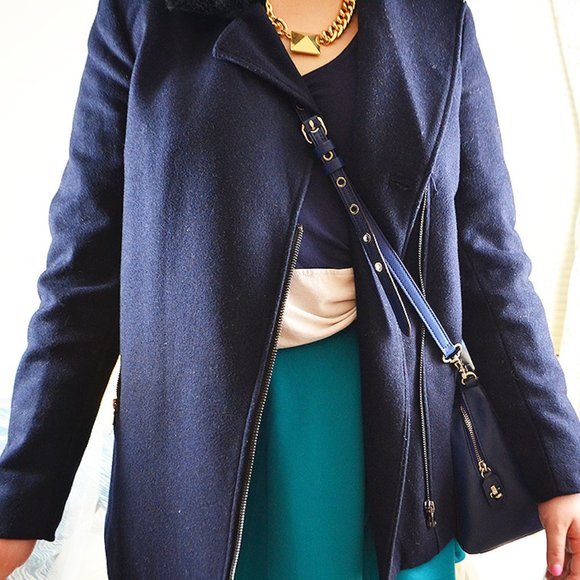 H&M Navy Peacoat - Picture 3 of 8